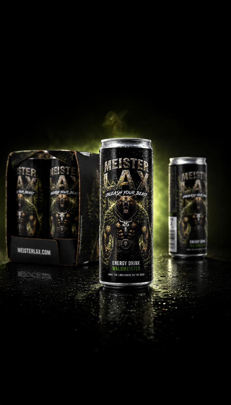 MeisterLax Energy Drink – Waldmeister (12er-Pack)